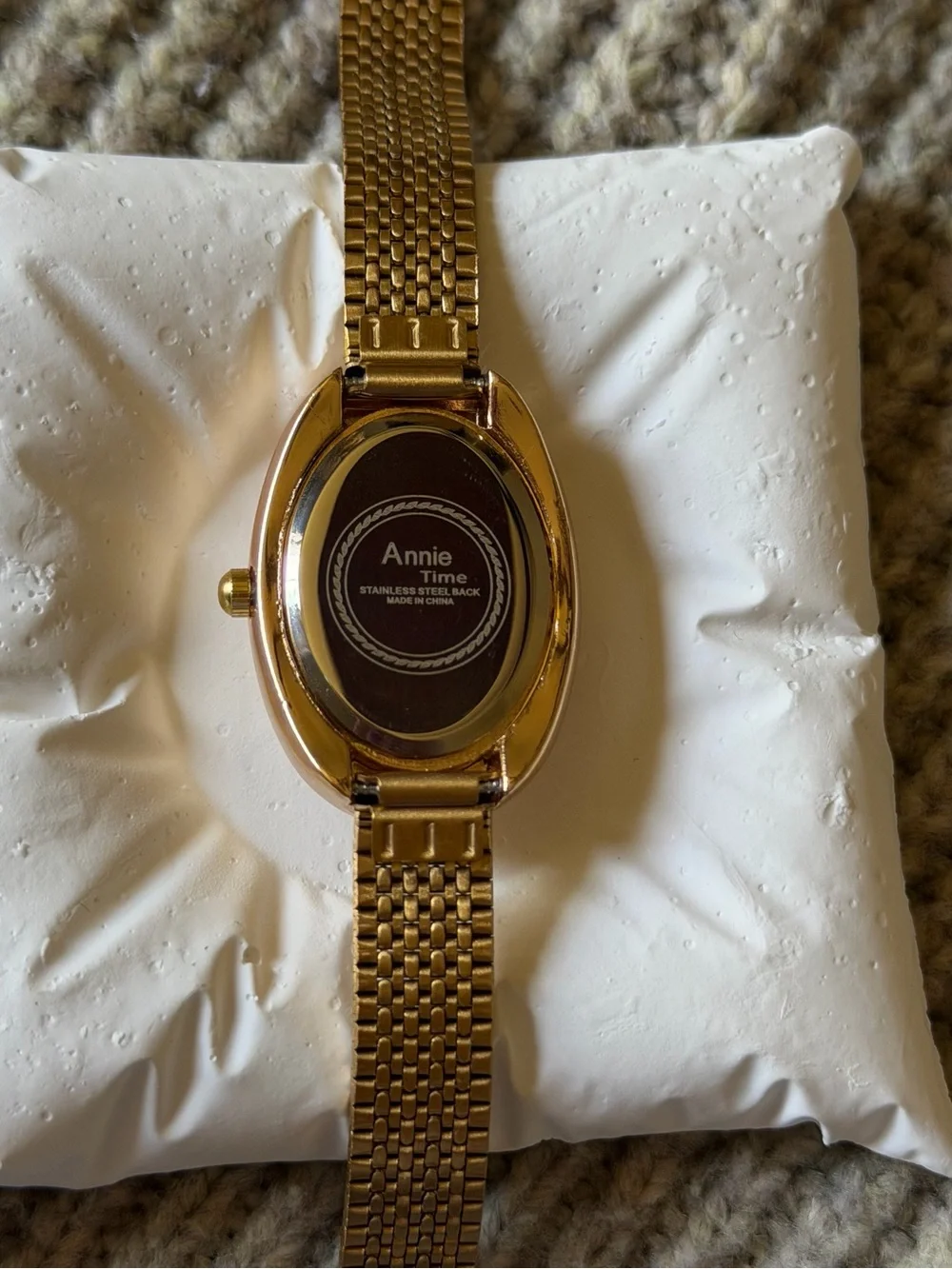 Gold Oval Women's Watch